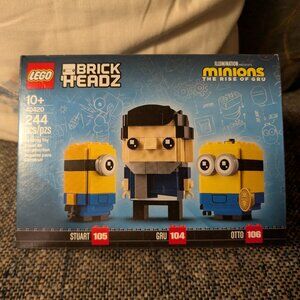 LEGO Minions The Rise of Gru Brickheadz 40420 - New Factory Sealed